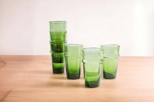 Moroccan Green Juice Glass