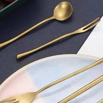 Flatware, Demitasse Spoon in Gold